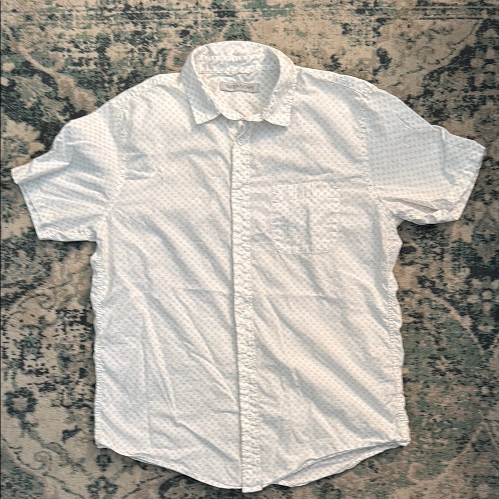 Outerknown White Casual Button Down Shirt - Large - image 1